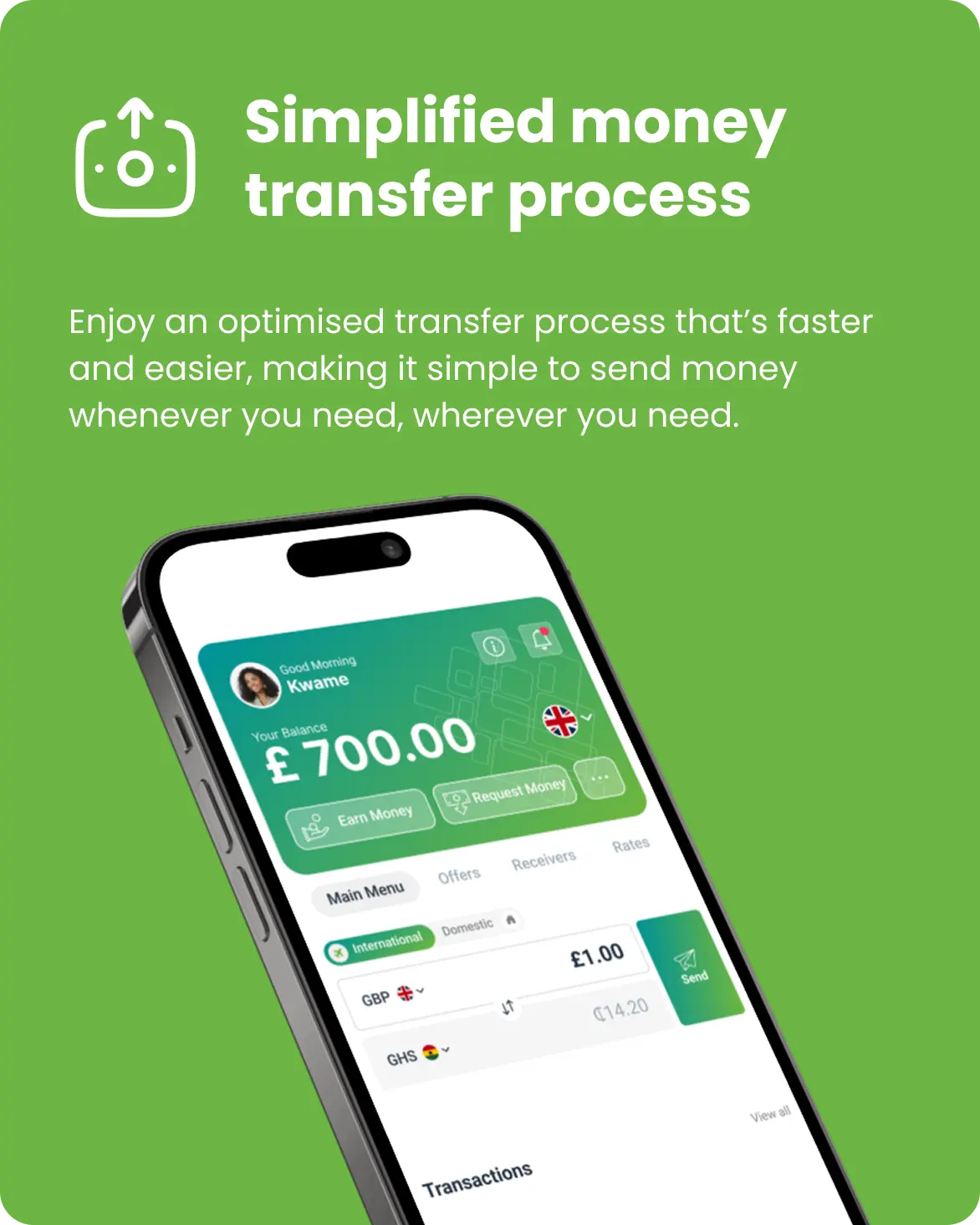 Money transfer process